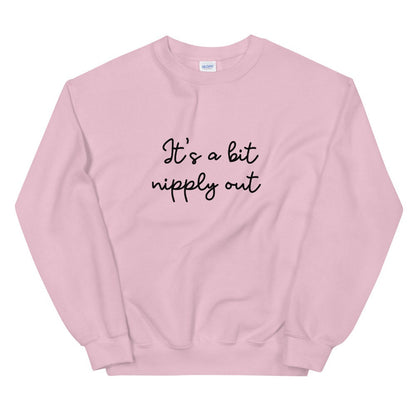 Its a bit nipply out Unisex Sweatshirt, christmas shirt, punny shirt, holiday shirt, christmas vacation, christmas movies