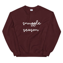 Load image into Gallery viewer, Snuggle season Unisex Sweatshirt, christmas shirt, punny shirt, holiday shirt
