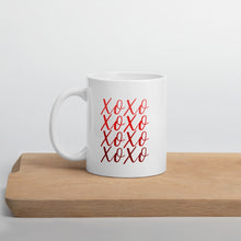 Load image into Gallery viewer, XOXO red Mug, valentines day mug, valentine mug, cute mug
