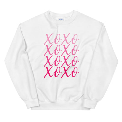 XOXO Unisex Sweatshirt, valentines sweatshirt, valentine shirt, cute shirt