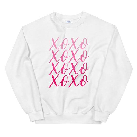 XOXO Unisex Sweatshirt, valentines sweatshirt, valentine shirt, cute shirt
