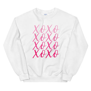 XOXO Unisex Sweatshirt, valentines sweatshirt, valentine shirt, cute shirt