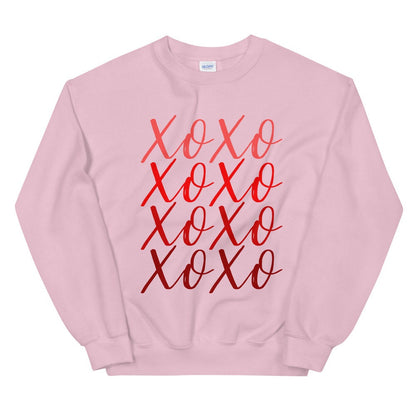 XOXO Unisex Sweatshirt, Valentines shirt, valentine, cute shirt