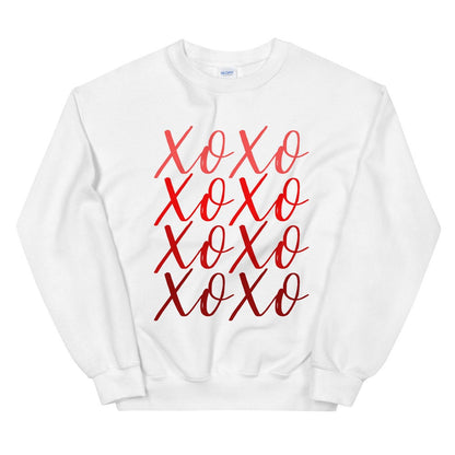 XOXO Unisex Sweatshirt, Valentines shirt, valentine, cute shirt