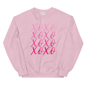 XOXO Unisex Sweatshirt, valentines sweatshirt, valentine shirt, cute shirt