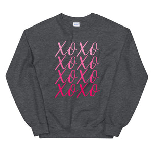 XOXO Unisex Sweatshirt, valentines sweatshirt, valentine shirt, cute shirt