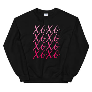 XOXO Unisex Sweatshirt, valentines sweatshirt, valentine shirt, cute shirt