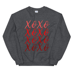 XOXO Unisex Sweatshirt, Valentines shirt, valentine, cute shirt
