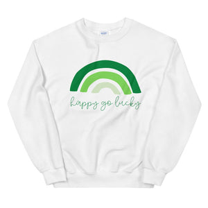 Happy go lucky sweatshirt Unisex Sweatshirt, cute sweatshirt, st Patricks day