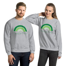 Load image into Gallery viewer, Happy go lucky sweatshirt Unisex Sweatshirt, cute sweatshirt, st Patricks day
