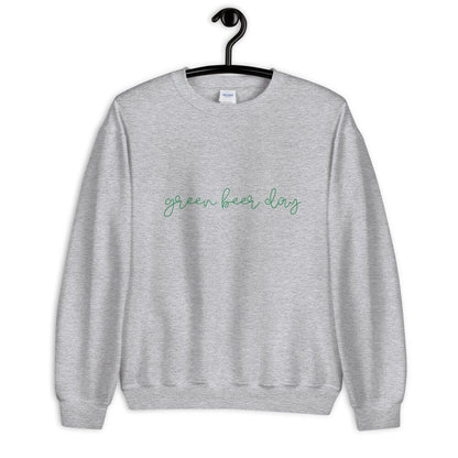 Green Beer Day Unisex Sweatshirt, st Patricks day, luck af