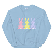 Load image into Gallery viewer, Spring Bunny Unisex Sweatshirt, easter, spring sweatshirt
