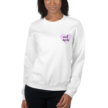 Load image into Gallery viewer, Cool mom Purple Heart Unisex Sweatshirt, gift for her, mothers day gift
