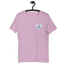 Load image into Gallery viewer, Cool mom blue heart Short-Sleeve Unisex T-Shirt, gift for her, mothers day
