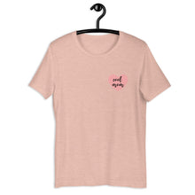 Load image into Gallery viewer, Cool mom pink heart Short-Sleeve Unisex T-Shirt, gift for her, mothers day
