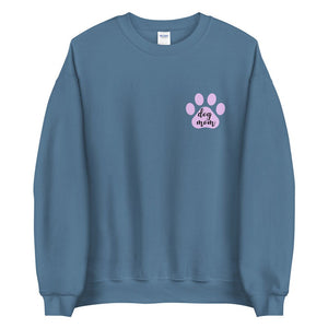 Dog mom purple paw Unisex Sweatshirt, gift for her, mothers day