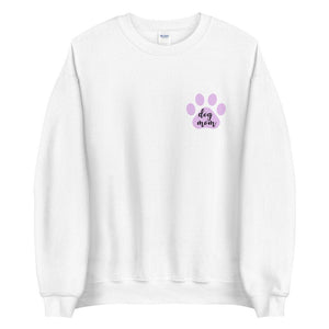 Dog mom purple paw Unisex Sweatshirt, gift for her, mothers day