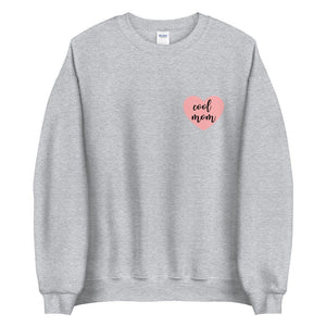 Cool mom pink heart Unisex Sweatshirt, gift for her, mothers day