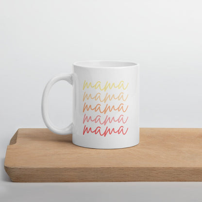 Mama script coffee mug, mothers day, gift for her