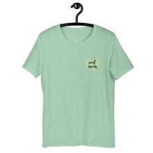 Load image into Gallery viewer, Cool mom green heart Short-Sleeve Unisex T-Shirt, gift for her, mothers day
