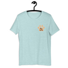 Load image into Gallery viewer, Dog mom orange paw Short-Sleeve Unisex T-Shirt, gift for her, mothers day
