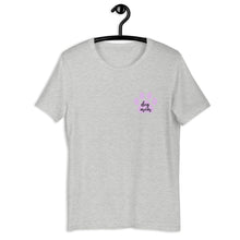 Load image into Gallery viewer, Dog mom purple paw Short-Sleeve Unisex T-Shirt, gift for her, mothers day
