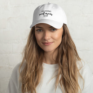 I&#39;m doing cool mom shit Dad hat, gift for her, mothers day