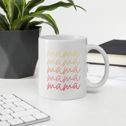 Mama script coffee mug, mothers day, gift for her
