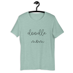 MULTIPLE COLORS Doodle mom Short-Sleeve Unisex T-Shirt, gift for her, mothers day, dog mom