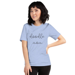 MULTIPLE COLORS Doodle mom Short-Sleeve Unisex T-Shirt, gift for her, mothers day, dog mom