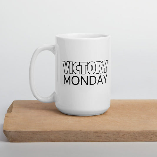 Victory Monday mug, football mug, football season