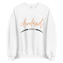 Load image into Gallery viewer, Cleveland football Unisex Sweatshirt, football season, football shirt, Cleveland browns
