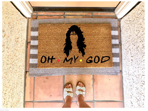 Oh my god Janice doormat, janice quote, funny doormat, friends themed doormat
