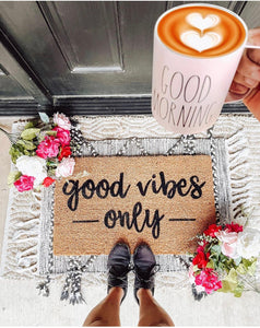 Good Vibes Only Doormat