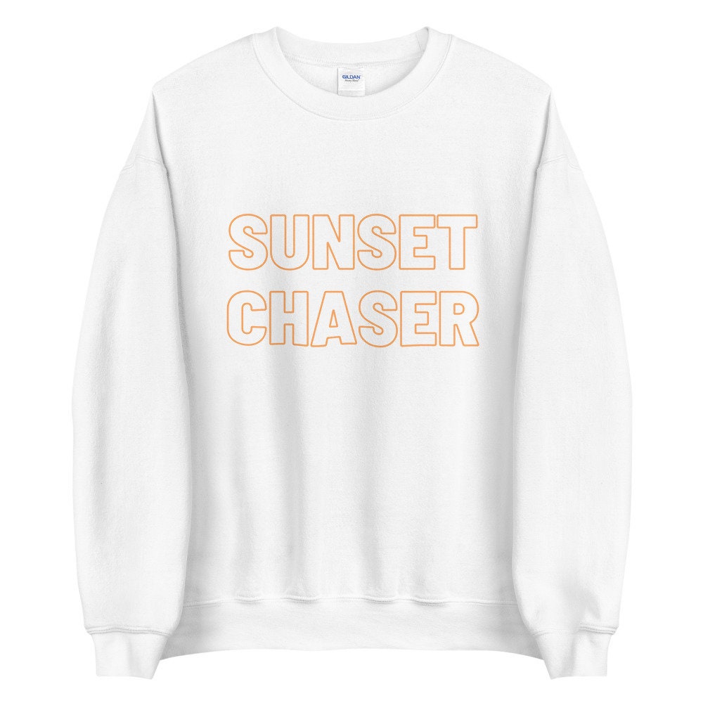 Sunset chaser Unisex Sweatshirt, summer sweatshirt, summer shirt, sunset, cute shirt