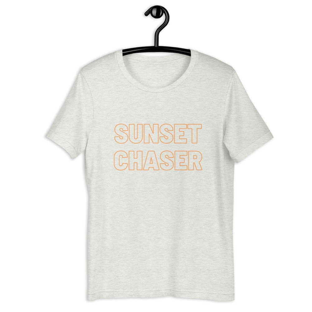 Sunset chaser Short-Sleeve Unisex T-Shirt, summer shirt, sunset shirt, cute shirt