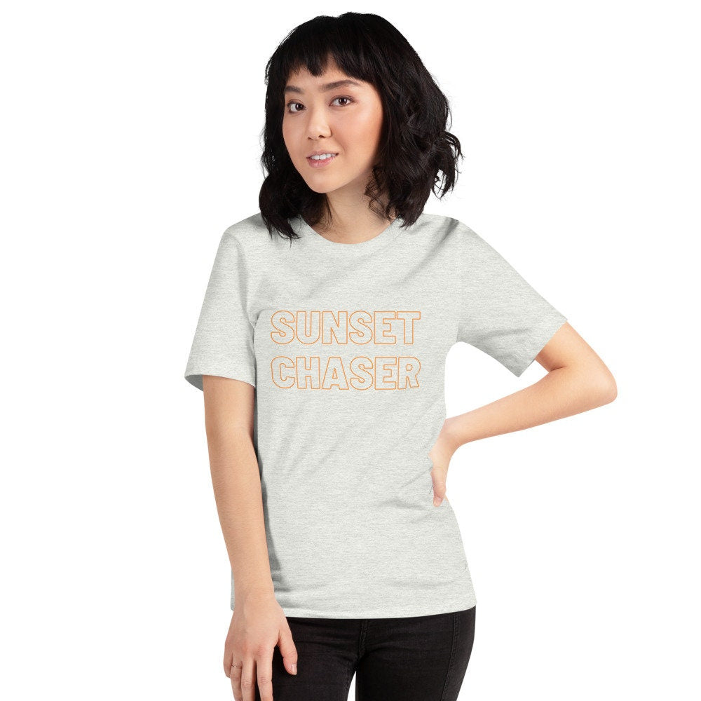 Sunset chaser Short-Sleeve Unisex T-Shirt, summer shirt, sunset shirt, cute shirt