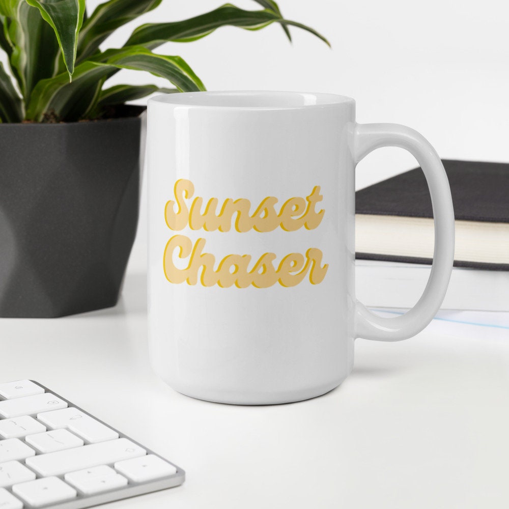 Sunset chaser mug, summer mug, sunshine mug