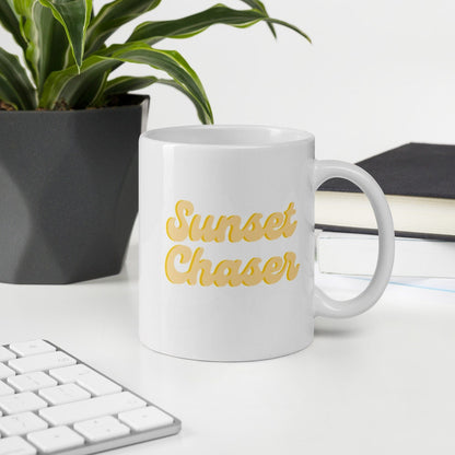 Sunset chaser mug, summer mug, sunshine mug