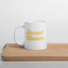 Load image into Gallery viewer, Sunset chaser mug, summer mug, sunshine mug
