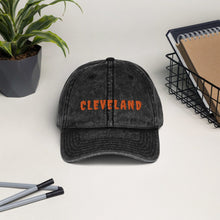 Load image into Gallery viewer, Cleveland Vintage Cotton Twill Cap, football season, cleveland browns
