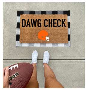 Dawg check - cleveland browns doormat