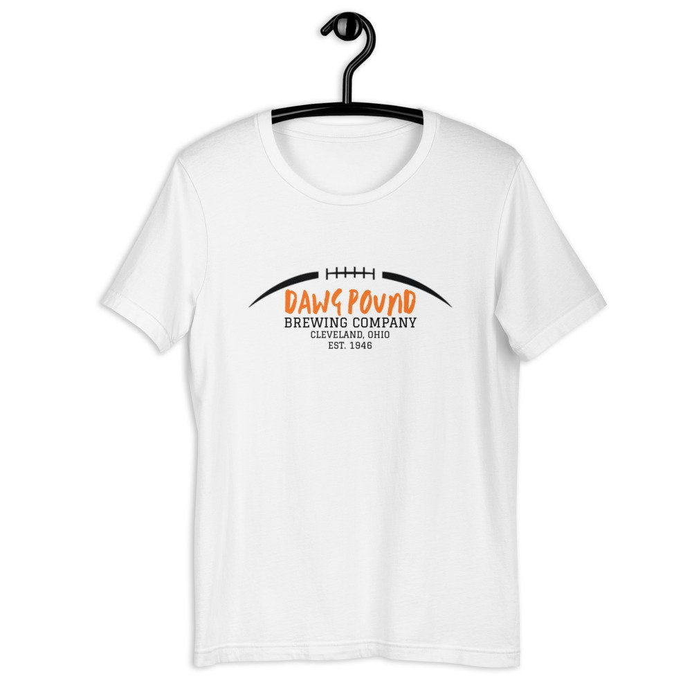 Dawg Pound Brewing Company Tailgate shirt Short-Sleeve Unisex T-Shirt, football shirt, Cleveland, football season