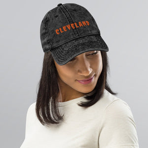 Cleveland Vintage Cotton Twill Cap, football season, cleveland browns