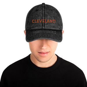 Cleveland football Vintage Cotton Twill Cap, football season, Cleveland Browns