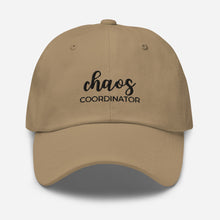 Load image into Gallery viewer, Chaos coordinator Dad hat, funny hat, cute hat, mothers day, fathers day
