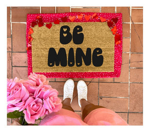 Be mine doormat, valentines day, cute doormat, valentines day mat, valentine, heart doormat, love doormat