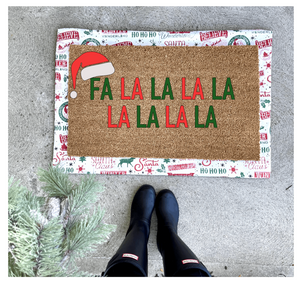 Fa la la doormat