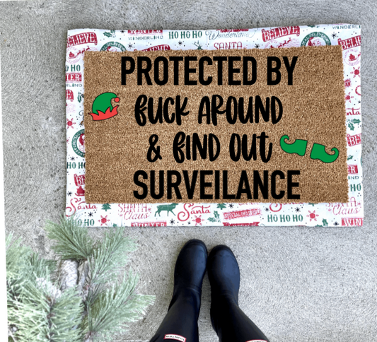 Protected by fuck around and find out elf surveillance doormat