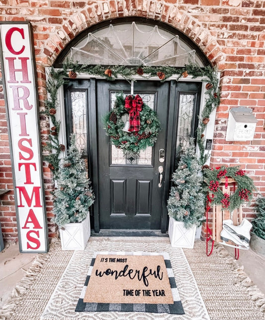 It's the most wonderful time of the year doormat